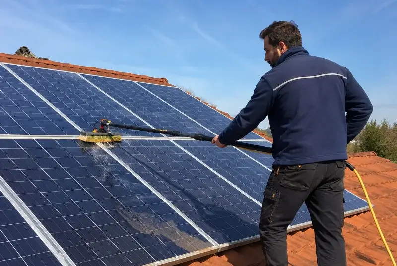 Nettoyage et entretien de panneaux solaires à Gaillard